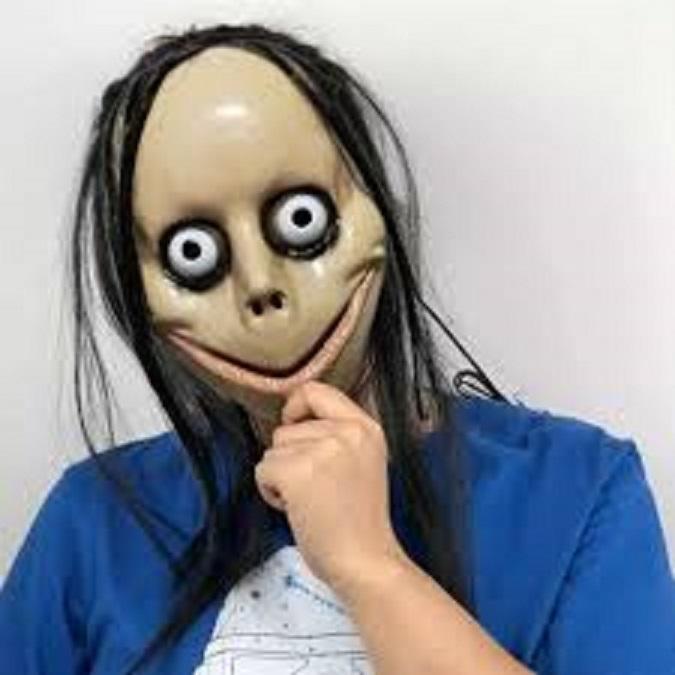 Topeng Momo / Topeng Hantu Momo Topeng Setan Seram Topeng Halloween