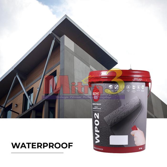 :>:>:>:>] Mowilex WP02 Waterproof 20KG Cat Tembok Luar Pelapis Anti Bocor 20 KG