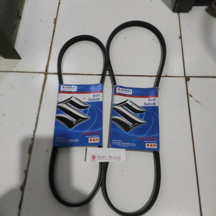 FAN BELT DINAMO AMPER DAN AC SUZUKI BALENO LAMA 1996-2002 ASLI