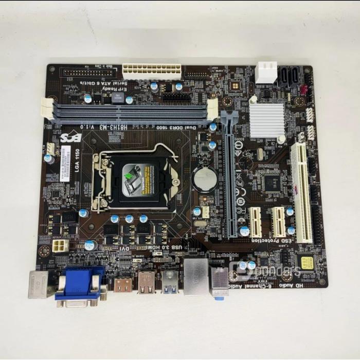 MOTHERBOARD ECS H81H3-M3 LGA 1150 KUALITAS TERBAIK