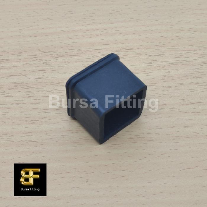 Kaki karet kotak 25 x 25 / alas kaki meja kursi / karet hollow