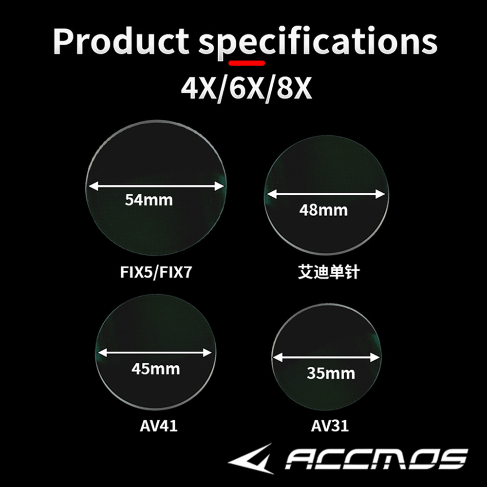 35/45/48/54mm 4/6/8X Compound bow sight Lens Scope Magnify Resin Glass Archery Bow and Arrow