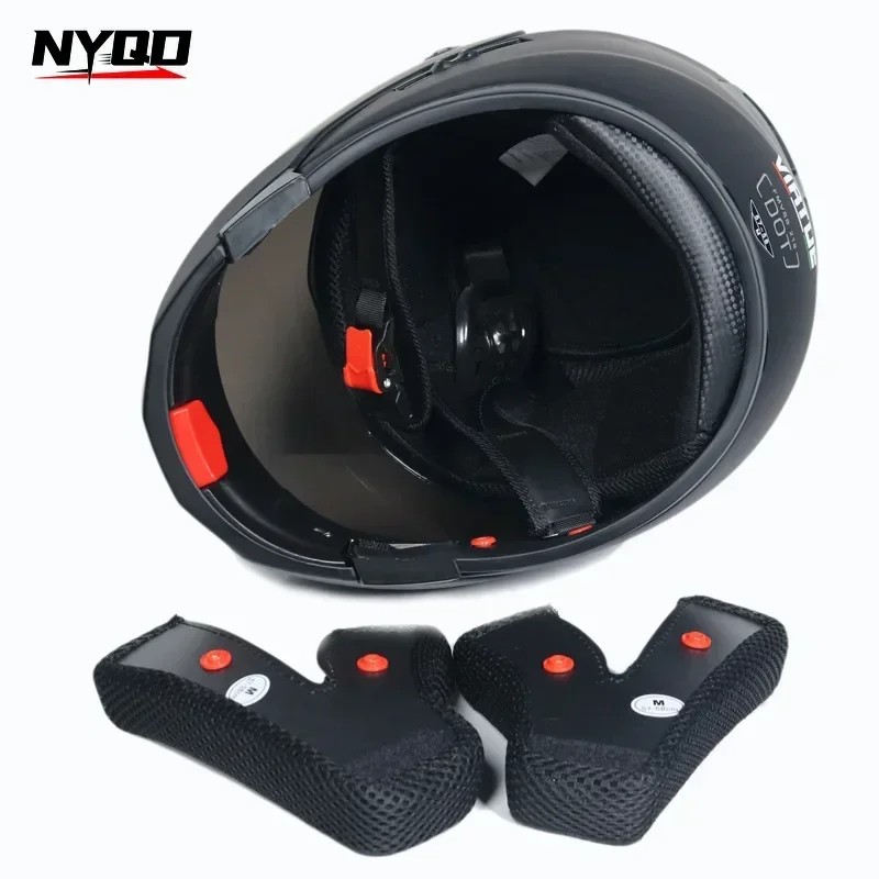 Motorcycle Helmet Lining For Virtue S Jiekai Full/Flip-Up 905/202 Off-Road Helm Ear Head Inner