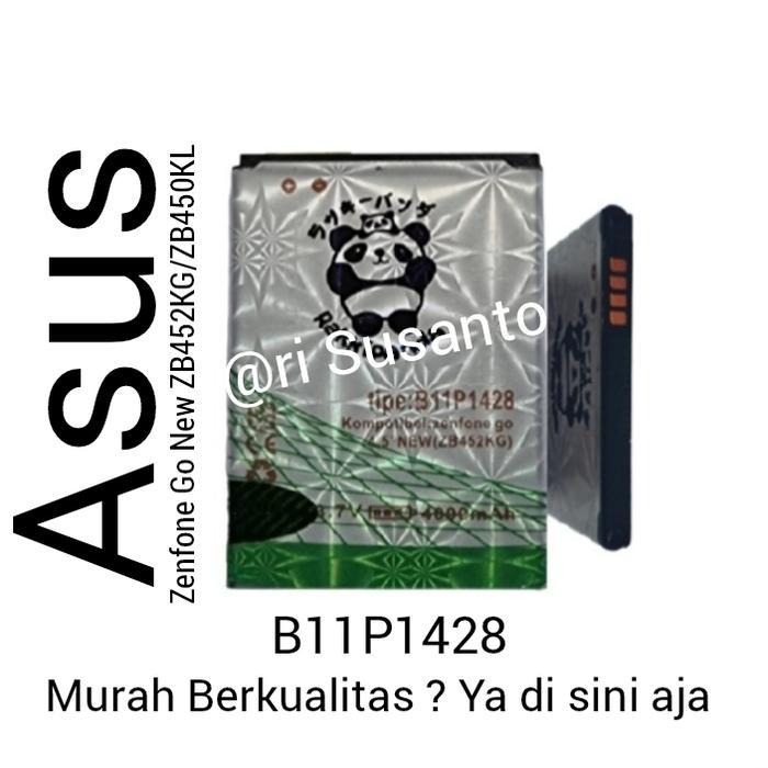 Baterai Rakkipanda For Asus Zenfone Go 4.5" Zb450Kl X009Da B11P1428 Terlaris