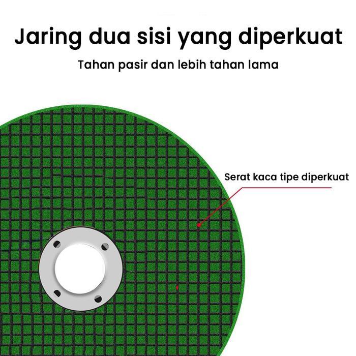 6g9b- [50 Pcs] Mata Gerinda Potong Besi 4 Inch / Mata Grinda Potong Besi / Cutting Wheel 4"