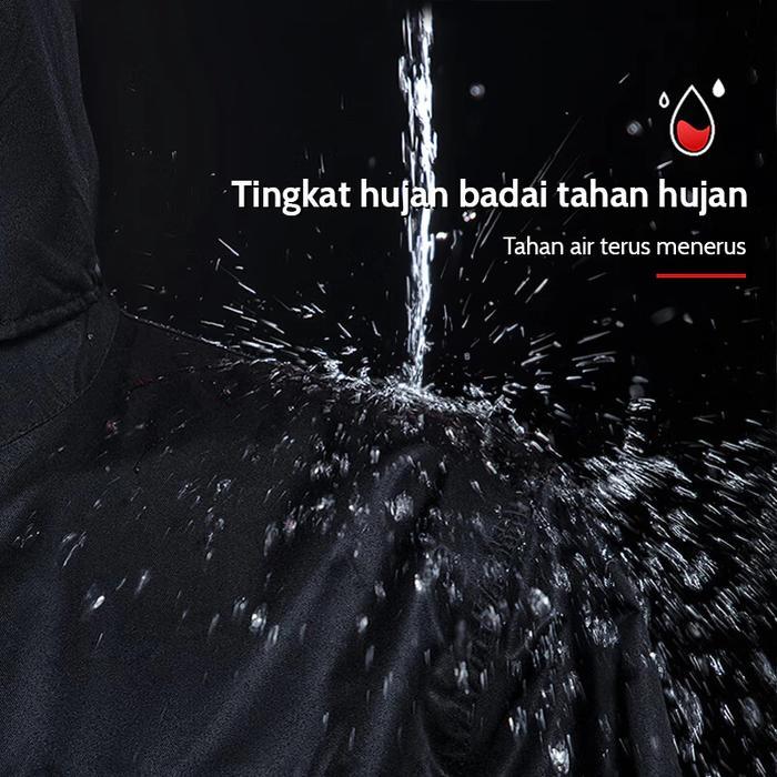 hh1w- (Cod) Jas Hujan Split Jas Hujan Tahan Air Kain Oxford Jas Hujan Tahan Cuaca Set Jas