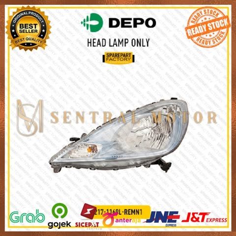 Head Lamp Lampu Depan Besar Kanan Honda Jazz 2010 DEPO