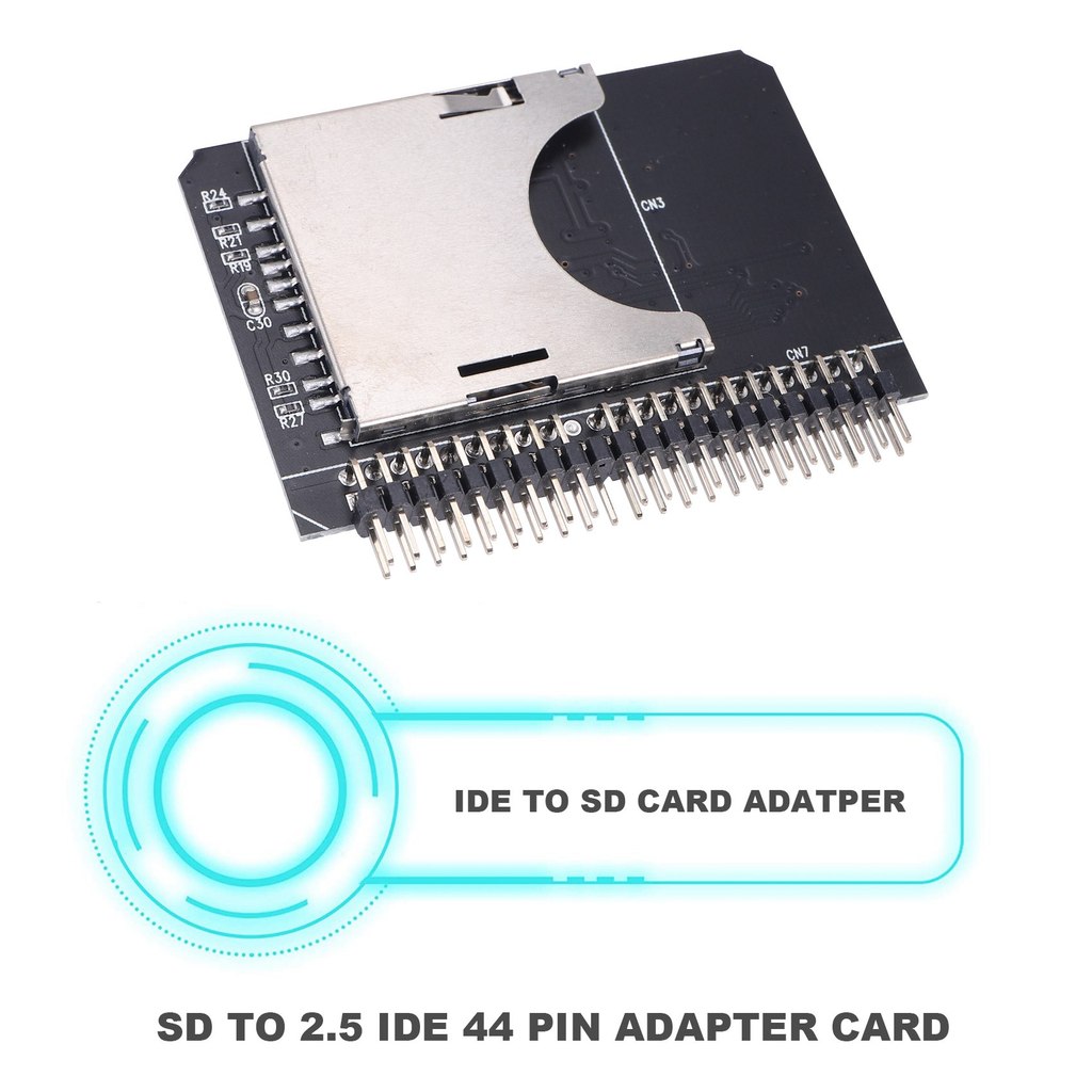 IDE SD Adapter SD To 2.5 IDE 44 Pin Adapter Card 44Pin Male Converter SDHC/SDXC/MMC Memory Card
