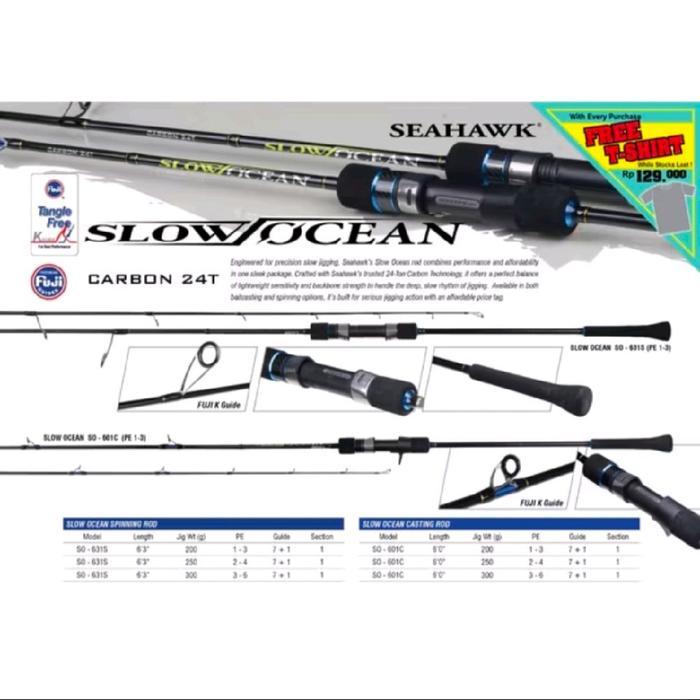 JORAN SEAHAWK SLOW OCEAN 631/189CM (PE 1-3/PE 2-4/PE 3-6) JIGGING OH ONE PIECE