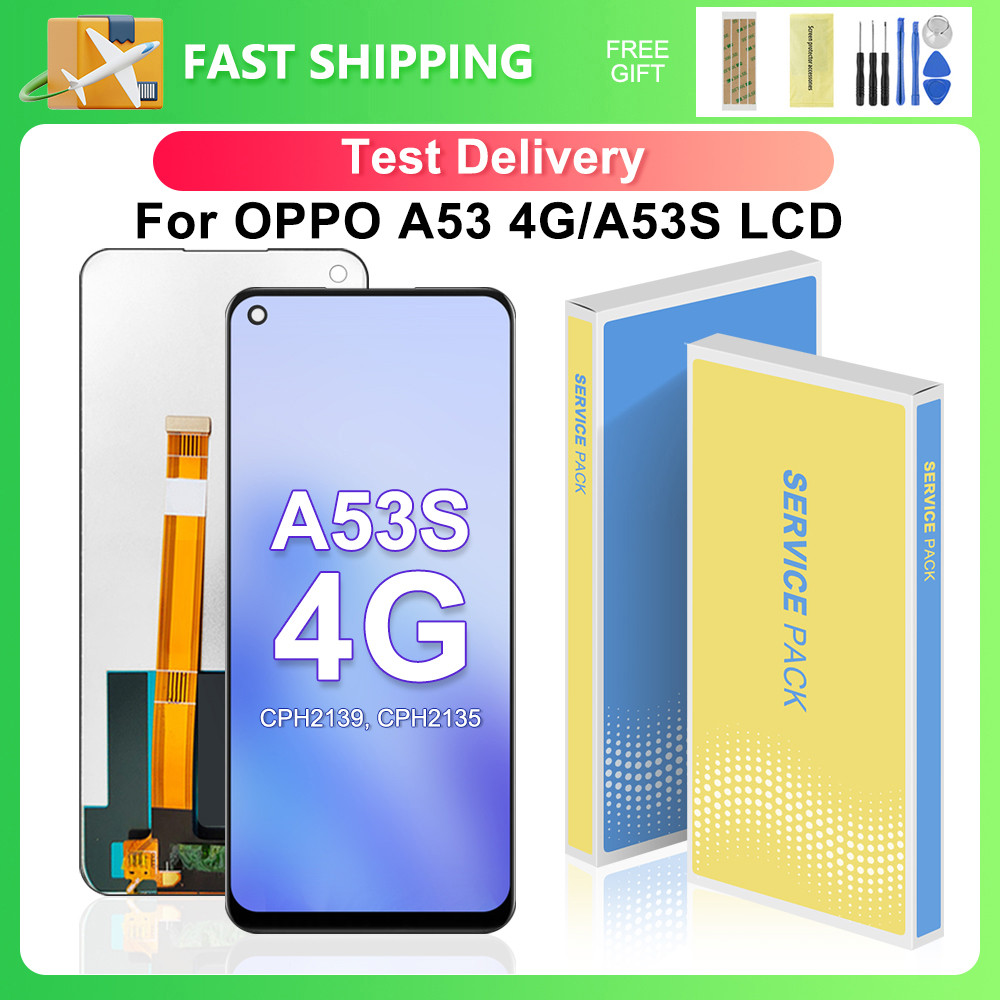 For OPPO A53S 4G 6.5''For  OPPO A53 4G CPH2139 CPH2135 CPH2127 LCD Display Touch Screen Digitizer As