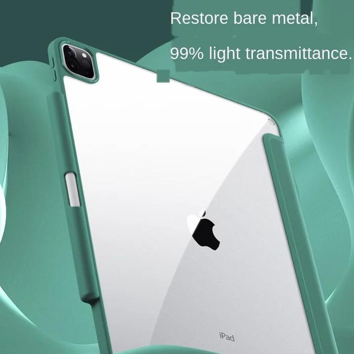 t6fx- Ipad Pro 11 2020 M1 2021 Slot Pen Pu Kulit Magnetic Flip Case Cover