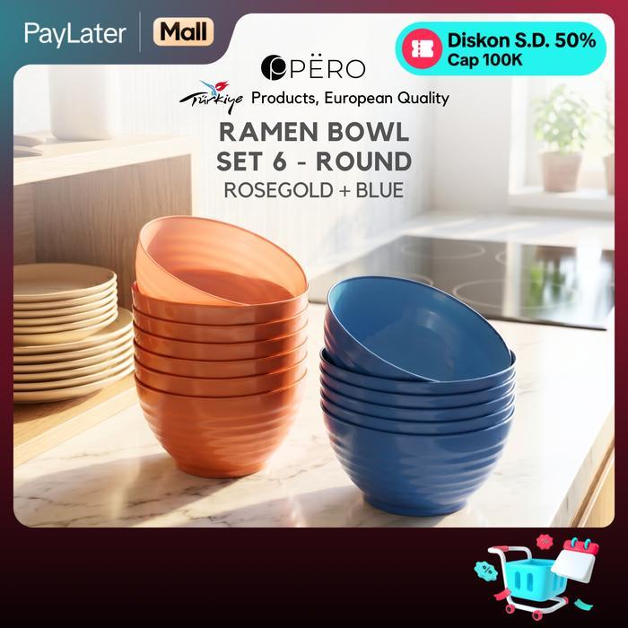 [CELYHOME] Pero Ramen Bowl Round Set Of 6 / Mangkok Ramen