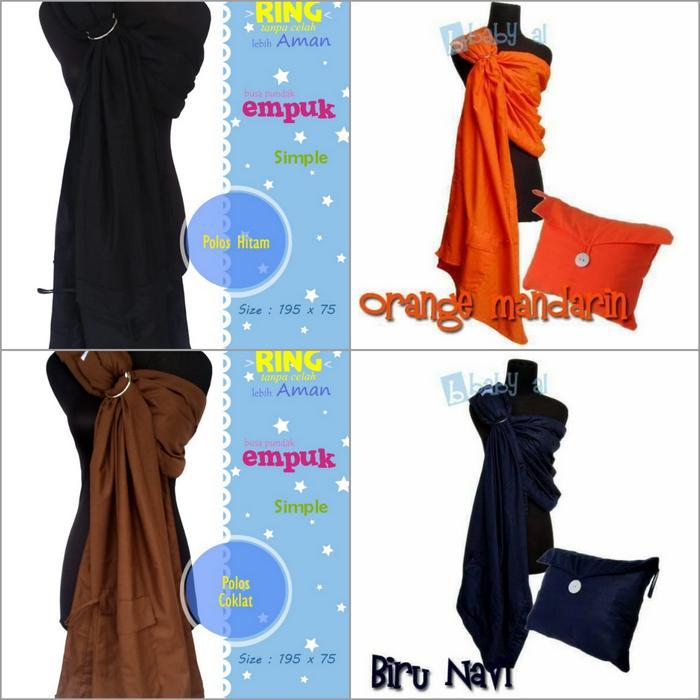 Kaffa - Gendongan Baby Sling Al Polos/Gendongan Sling