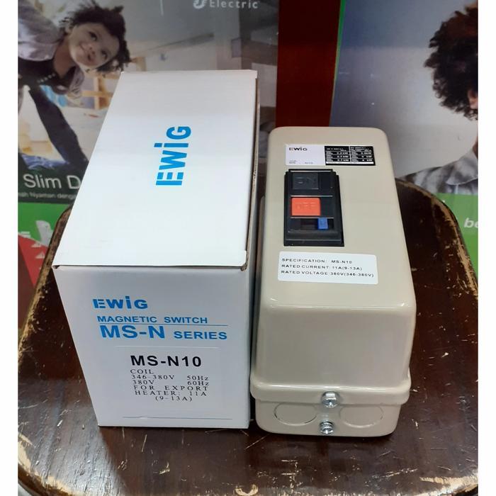 TERMURAH MAGNETIC SWICTH EWIG MS-N10 SERIES 110V-220V-380V