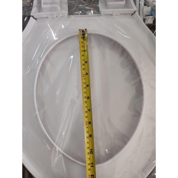 Ready Tutup Closet Duduk Kloset Wc Cover Toilet Seat Double Flap Showy Free Bubble Wrap