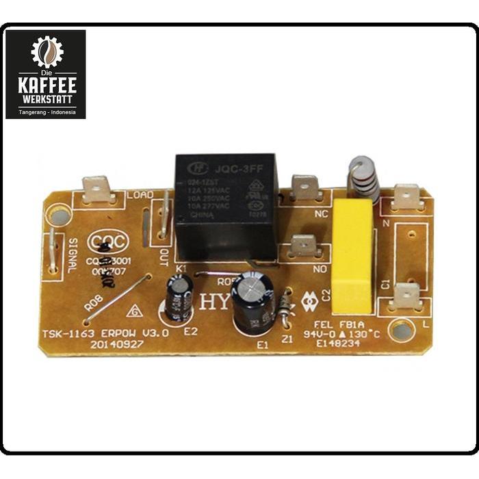 Printed circuit board PCB Ariete Caffe Retro 1389 Coffee Maker MCE 25 for details show below