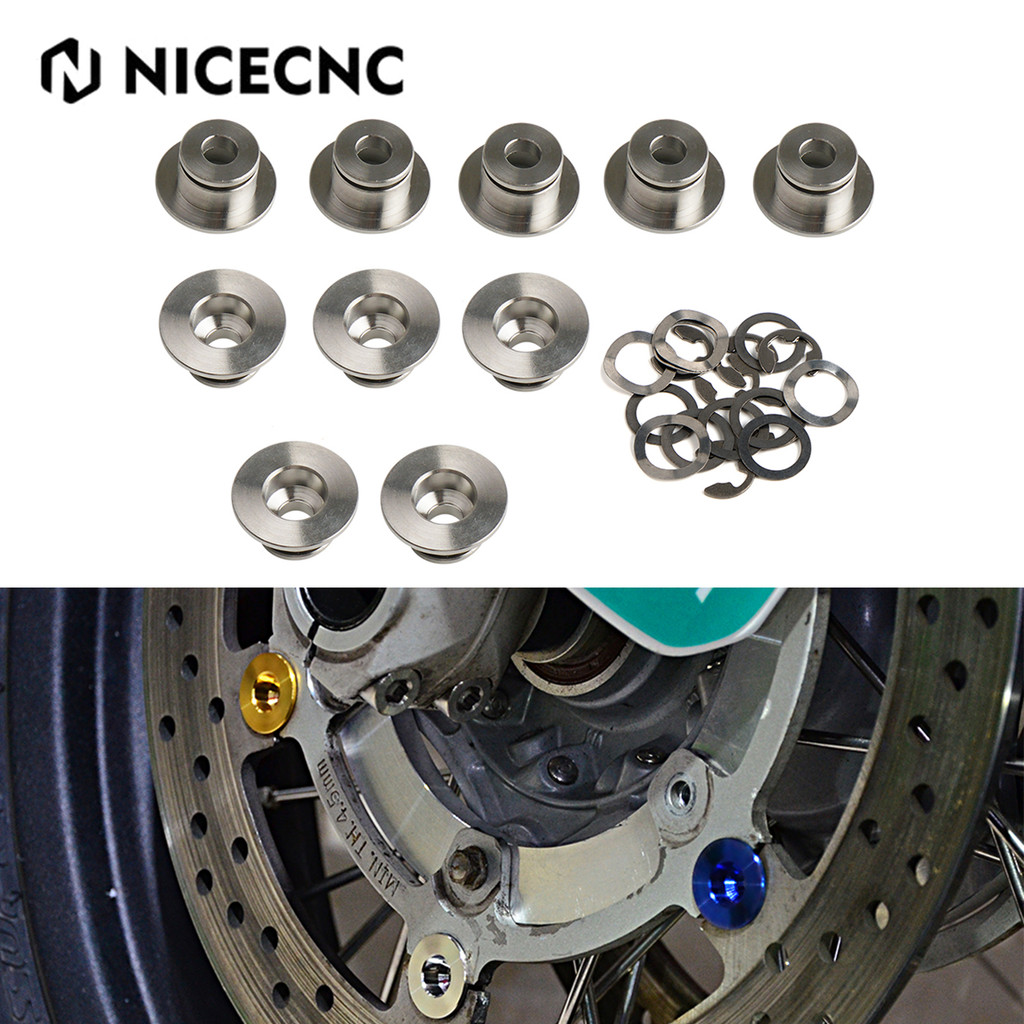 Terbaru Brake Disc Bobbin Kits For Kawasaki Ninja 400 500R 650 650R 1000 Ninja ZX6 ZX6R ZX10R  ZX12R