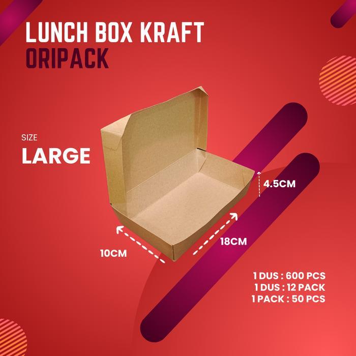 LUNCH BOX LARGE / MEDIUM - BETAPACK / WADAH MAKANAN / WADAH KATERING