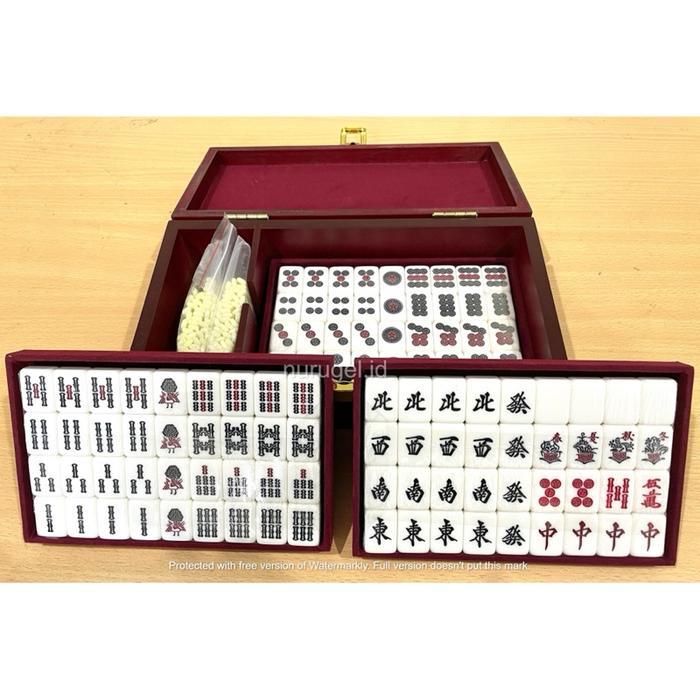 Japanese Riichi Mahjong Set Japan Maciok Mahyong Jepang
