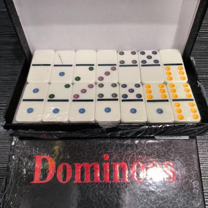 Mahjong Domino,Domino Batu Dominoes Isi 28Pc