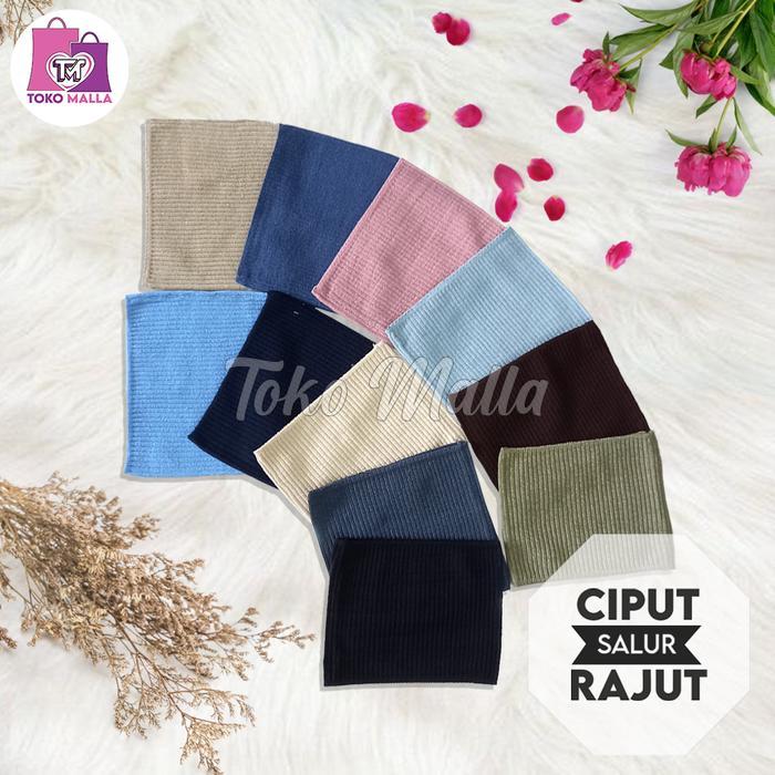 Ciput Rajut Dalaman Badana Kaos Cepol Hijab Muslim Turki Anti Budek Daleman Siput Jilbab Instan Pet