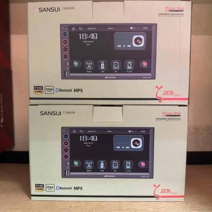 Deckless Mp5 Nakamichi Na3101I / Deckless Mp5 Sansui Zeta 7Inch Mirorlink Bluetooth Carplay Pasti