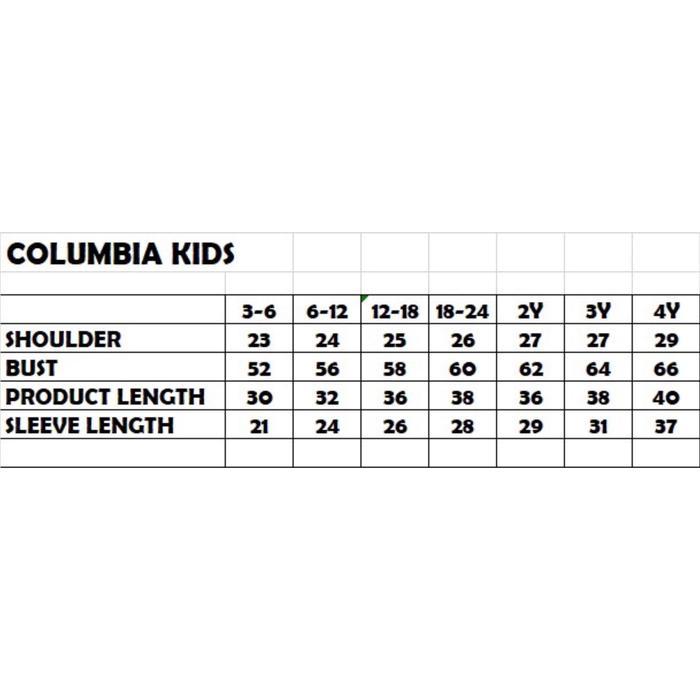 Columbia Jaket Anak Winter Jacket Kids Musim Dingin Fleece Unisex Biru Size 3-4 Tahun Perlengkapan