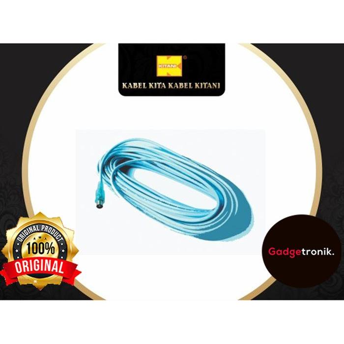 BERKUALITAS KITANI ANTENA CABLE 3C 15M / KABEL ANTENNA KITANI 3C 15 METER BIRU