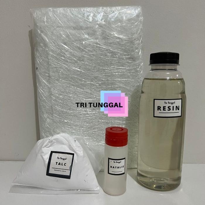 TERMURAH Resin Paket 250gr Komplit Bening Merah Lebih Hemat Jual Paketan Resin