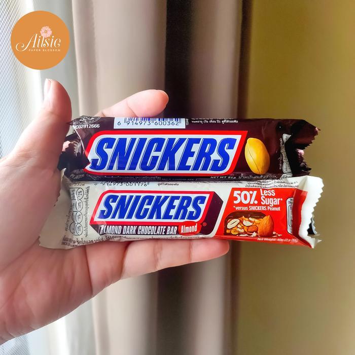 Snickers Chocolate Bar, Almond Dark Chocolate Bar, Oats Bar Coklat Snicker