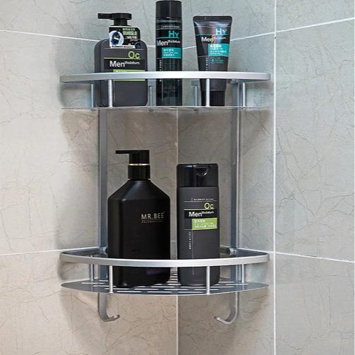 Rak Sudut Serbaguna Rak Kamar Mandi Tempel Rak Kamar Mandi Sudut Rak Sudut Kamar Mandi Stainless 2