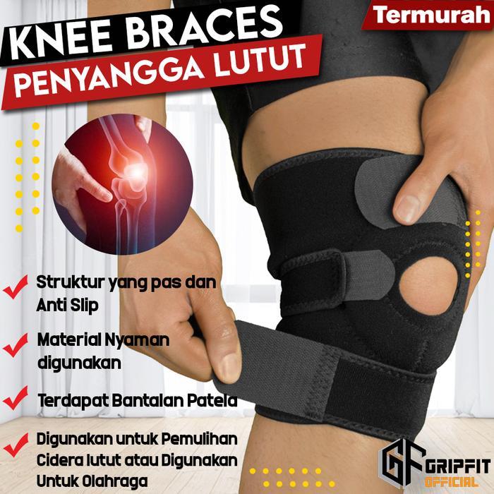 "New" Deker Pelindung Lutut Knee Support Knee Brace Deker Penyangga Lutut