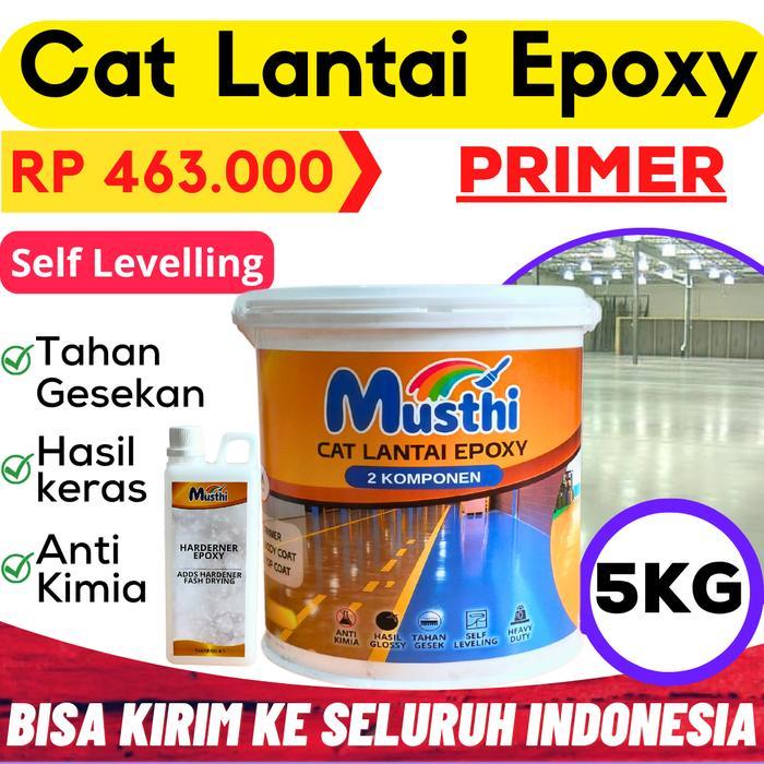 Baru Cat Lantai Primer Epoxy Musthipox 5 Kg