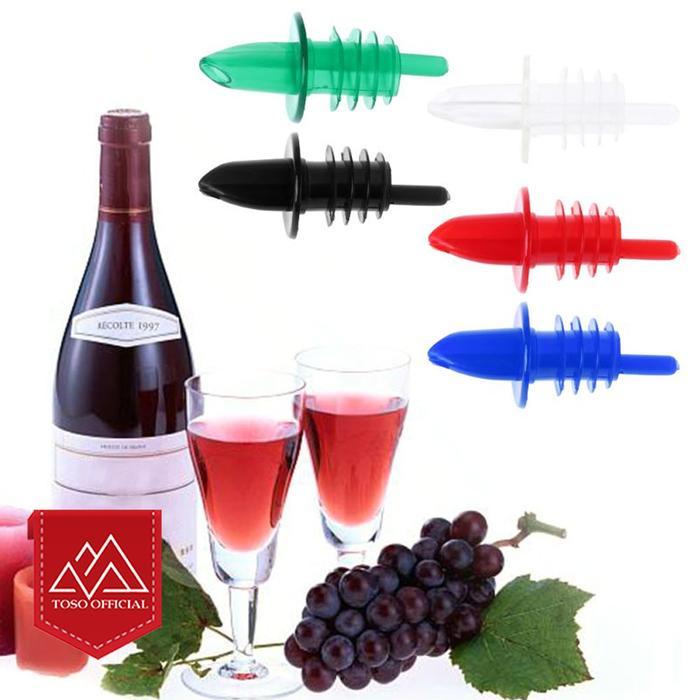 Plastik Pourer Liquor Bottle Pourer Penuang Minuman Botol Pourer Wine
