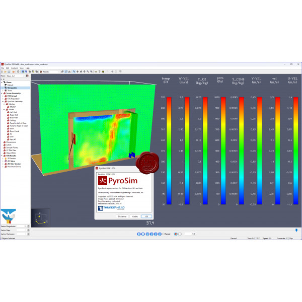 Thunderhead PyroSim - Software Simulasi Dinamika Fluida CFD