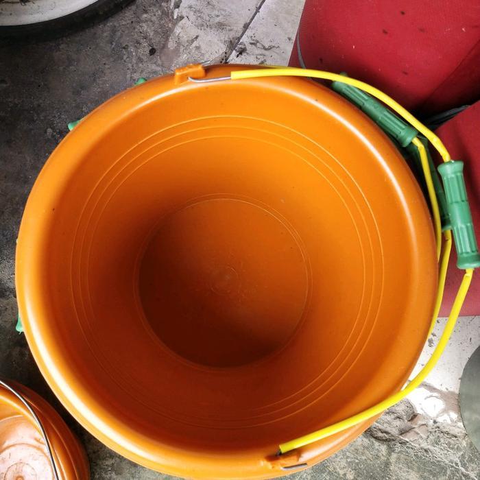 NEW ember cor orange dan biru besar 18 inchi kapasitas 6 liter
