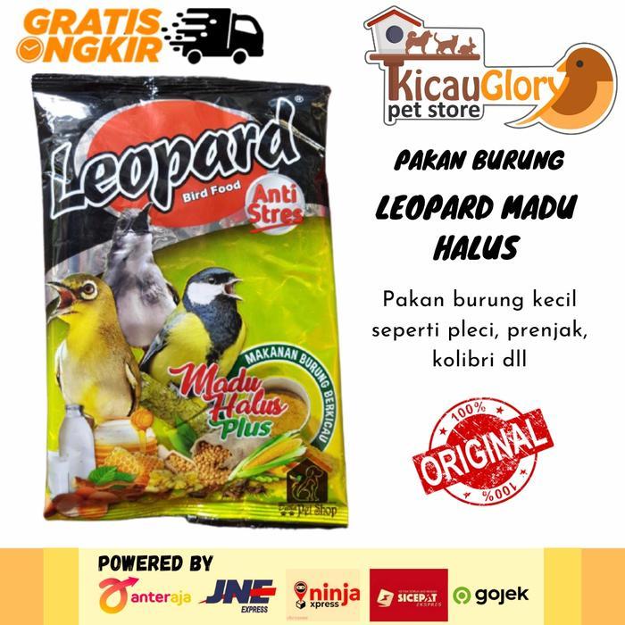 Voer Halus Pakan Burung Pleci Prenjak Kolibri Rasa Madu Leopard