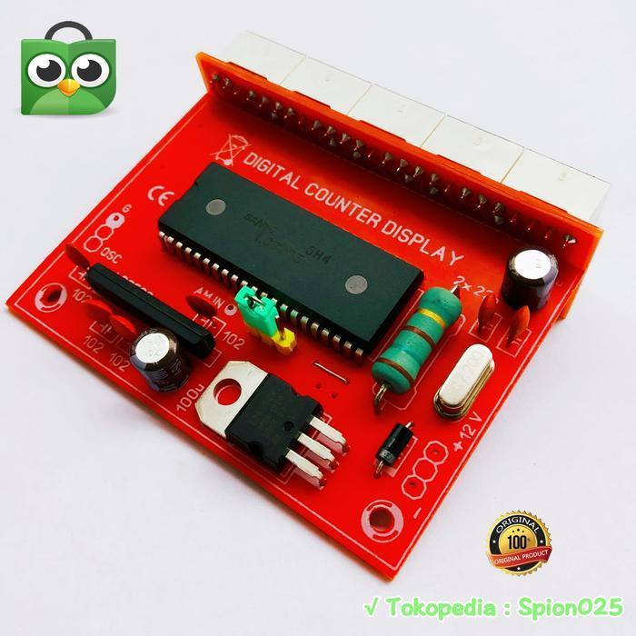 READY Counter Fm Display - Frequency Fm Digital - 5 Digit Merah