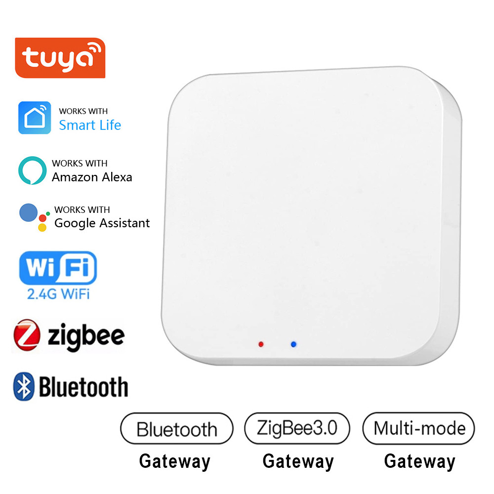 Tuya Smart Bluetooth Gateway/ZigBee3.0 Gateway/Multi-model Gateway Wireless Bridge Hub Work with