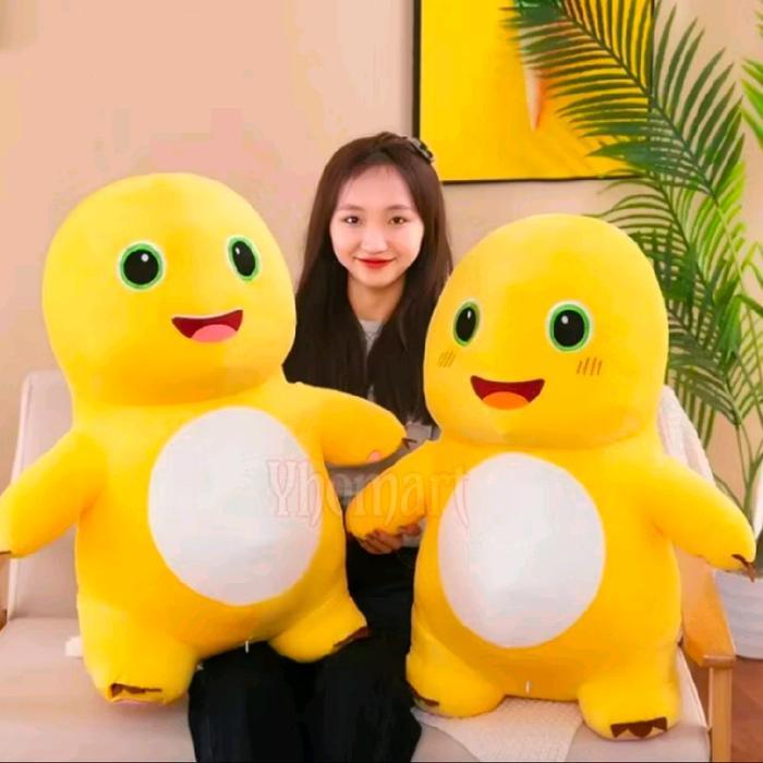 Miniso Toys - Boneka Nailong Super Jumbo Giant Boneka Nailong Dino Kuning Jumbo Boneka Lucu Hadiah