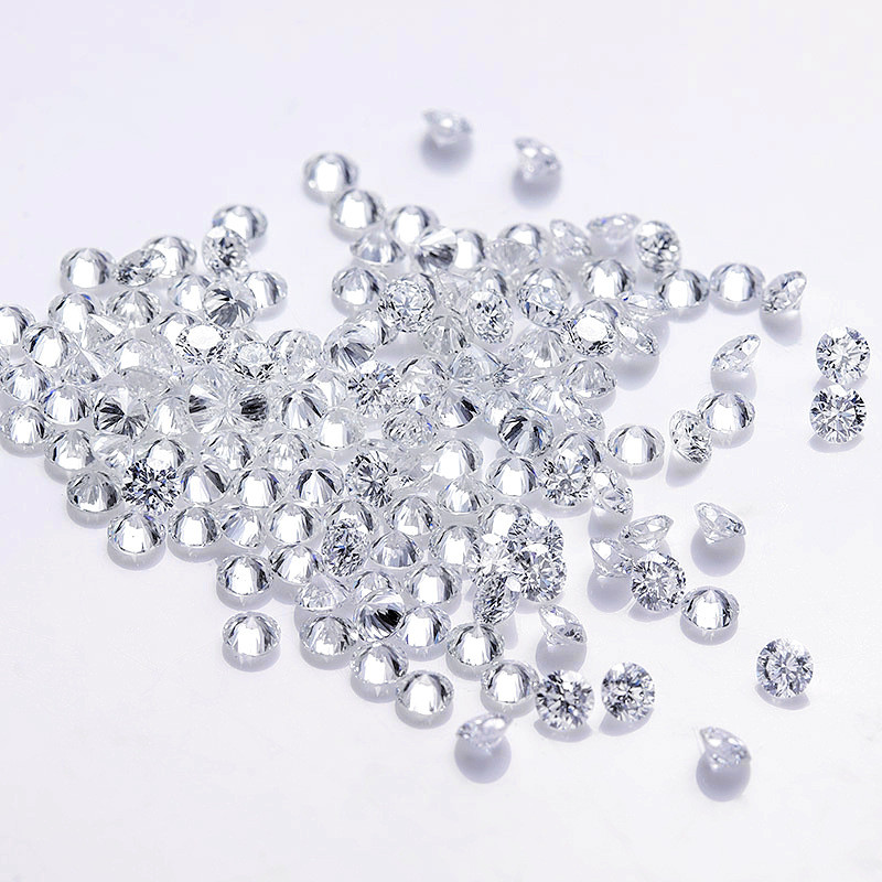 1.0ct / Pack Real Top D Color VVS1 Small Sizes Moissanite Loose Stones 0.8mm-3.0mm Moissanite