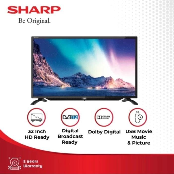 TV DIGITAL 32 INCH SHARP/TV DIGITAL SHARP 32 INCH/SHARP TV DIGITAL 32 INCH GARANSI 5 TAHUN - Dus dar