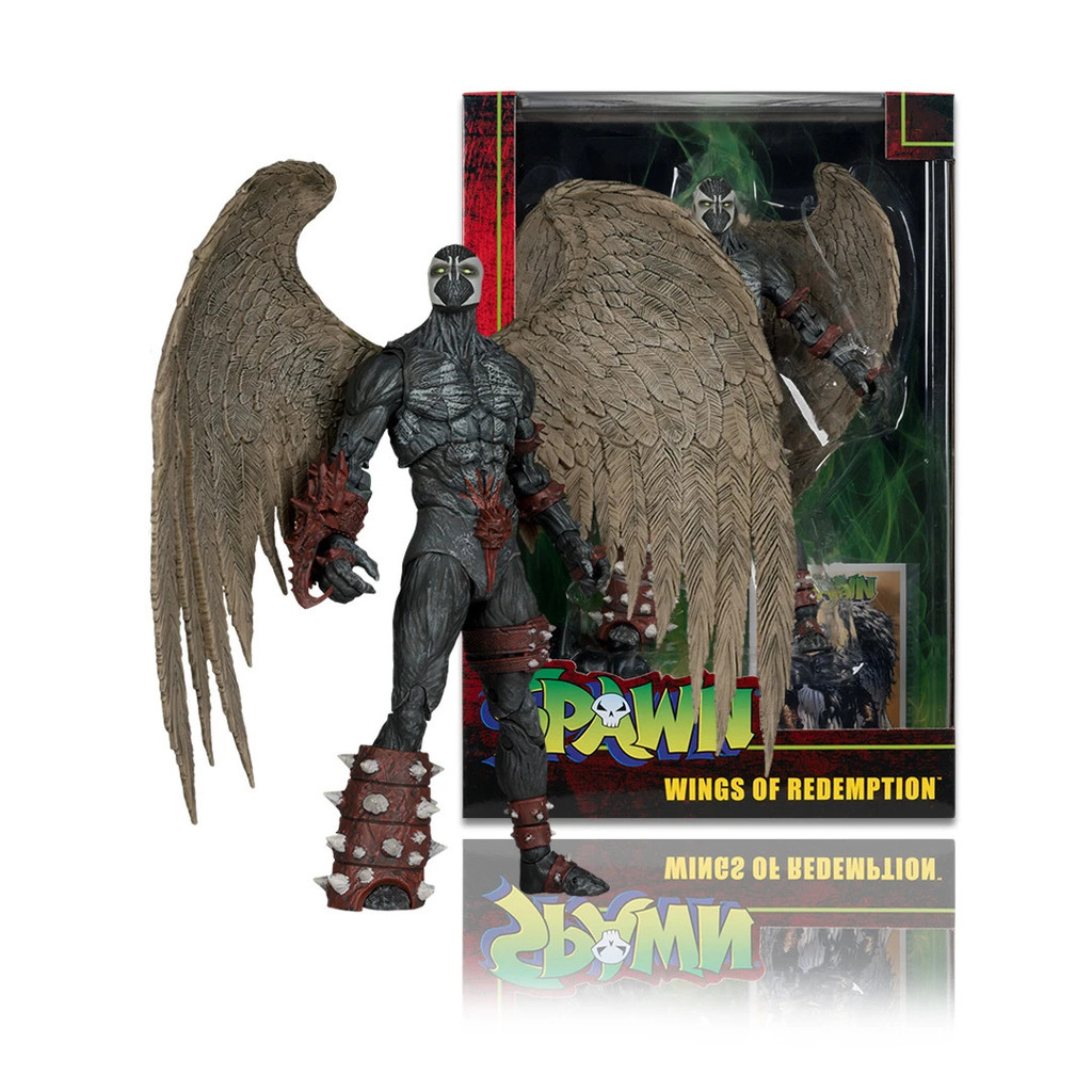Mcfarlane Toys Spawn Wings of RedemptionNightmare SpawnCurse of the Spawn 7in el Doll Garage Kit &