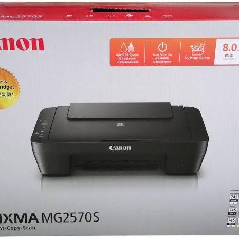 Printer canon mg2570s + infus syatem tinta photo