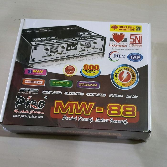 Ampli Walet Piro Mw-88 Low Voltage Series, Ampli Walet, Ampli Rumah Walet, Ampli Piro Mw-88 Sni,