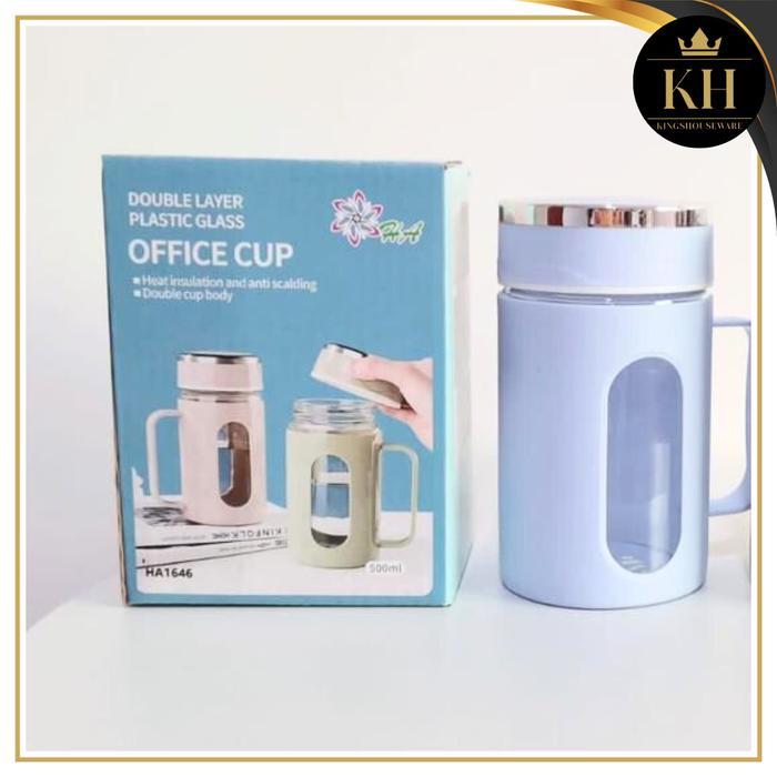 Kh - Gelas Kaca 500ML / Botol tumblr kaca 500ml / Gelas Kaca Kitchenware Bottles