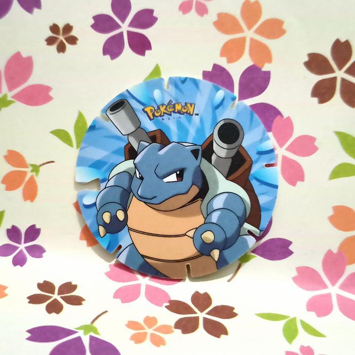 blastoise chiki balls pokemon coin tazos