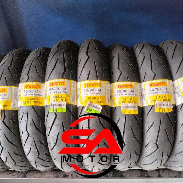 Ban Motor Tubeless Ban Pirelli Diablo Rosso Sport Ring 14 Ban Motor Berkualitas / 80%