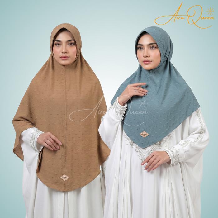 Kerudung Hijab Instan Khadijah Size L Xl Tali Kepang Jumbo Bergo Khimar Matt Jersey Verona Original