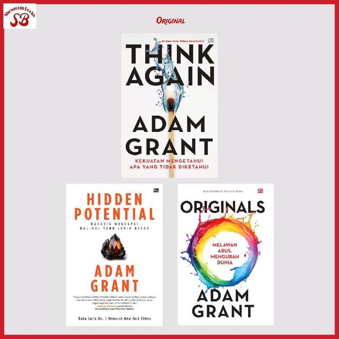 Buku Think Again Hidden Potential Originals By Adam Grant